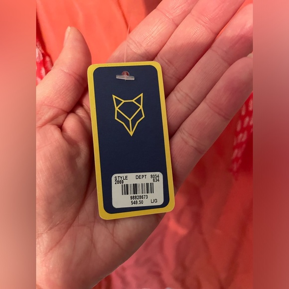 Prince & Fox Bright Floral Boho style Shift Dress with Keyhole Back. - Picture 5 of 5